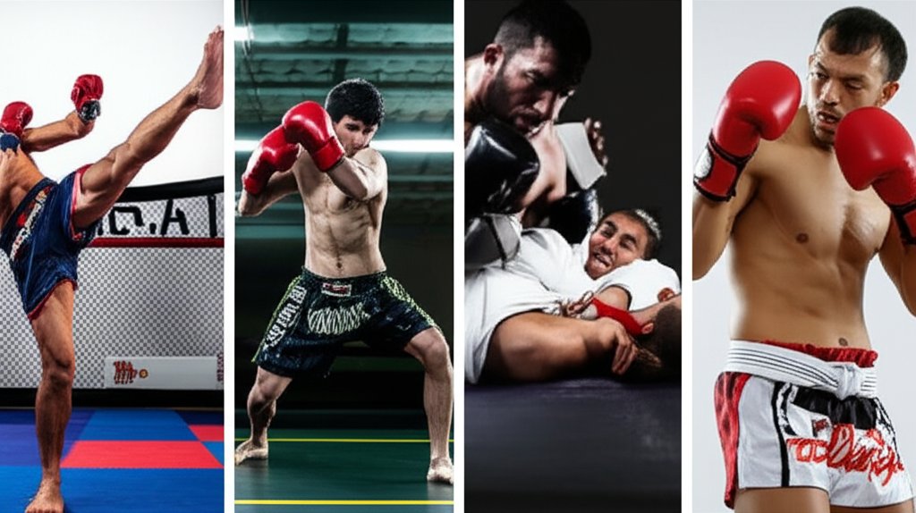 มวยไทย vs มวยสากล vs MMA vs BJJ: ควรเลือกฝึกศิลปะการต่อสู้ใดที่ภูเก็ต?