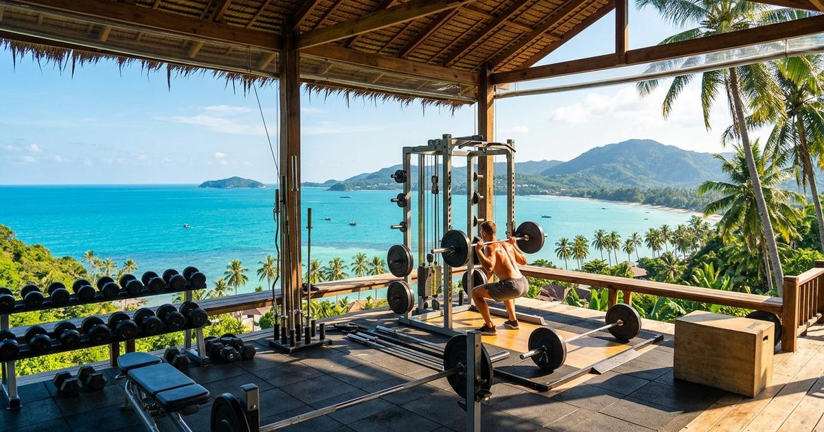 ออกกำลังกายพร้อมวิว: ยิมวิวทะเลที่ดีที่สุดในเกาะสมุย