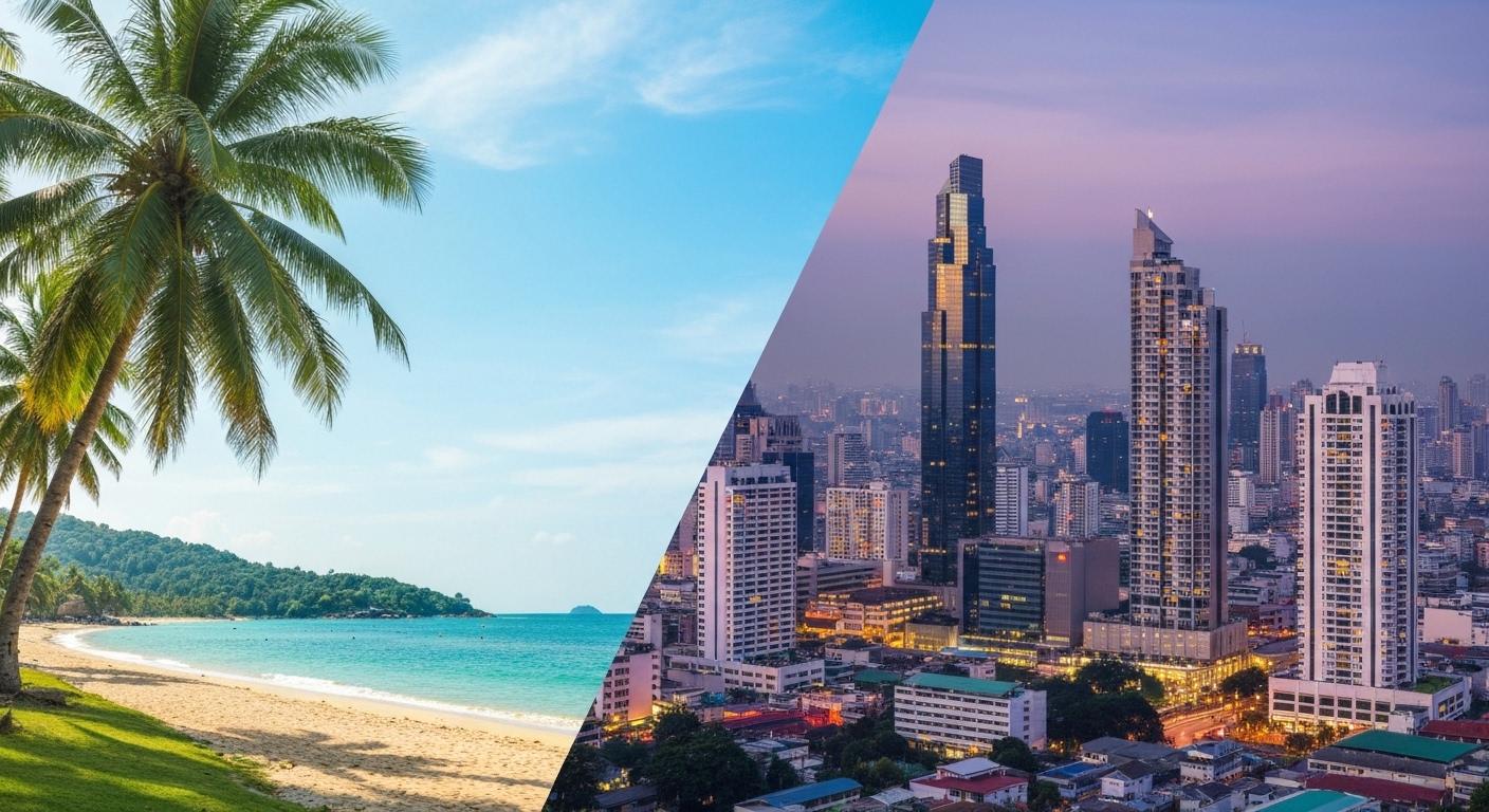 Phuket vs Bangkok pour un séjour fitness : Comparaison pratique