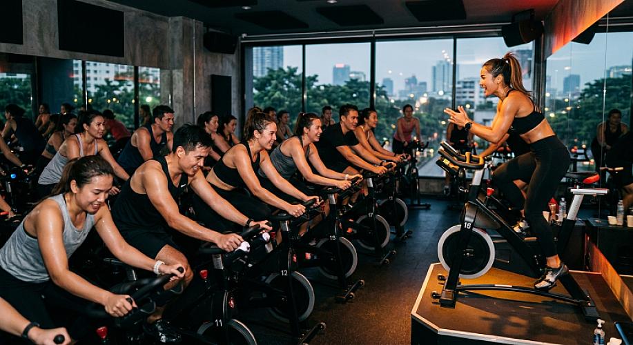 Bangkok’s Best Spin Studios: High-Energy Indoor Cycling