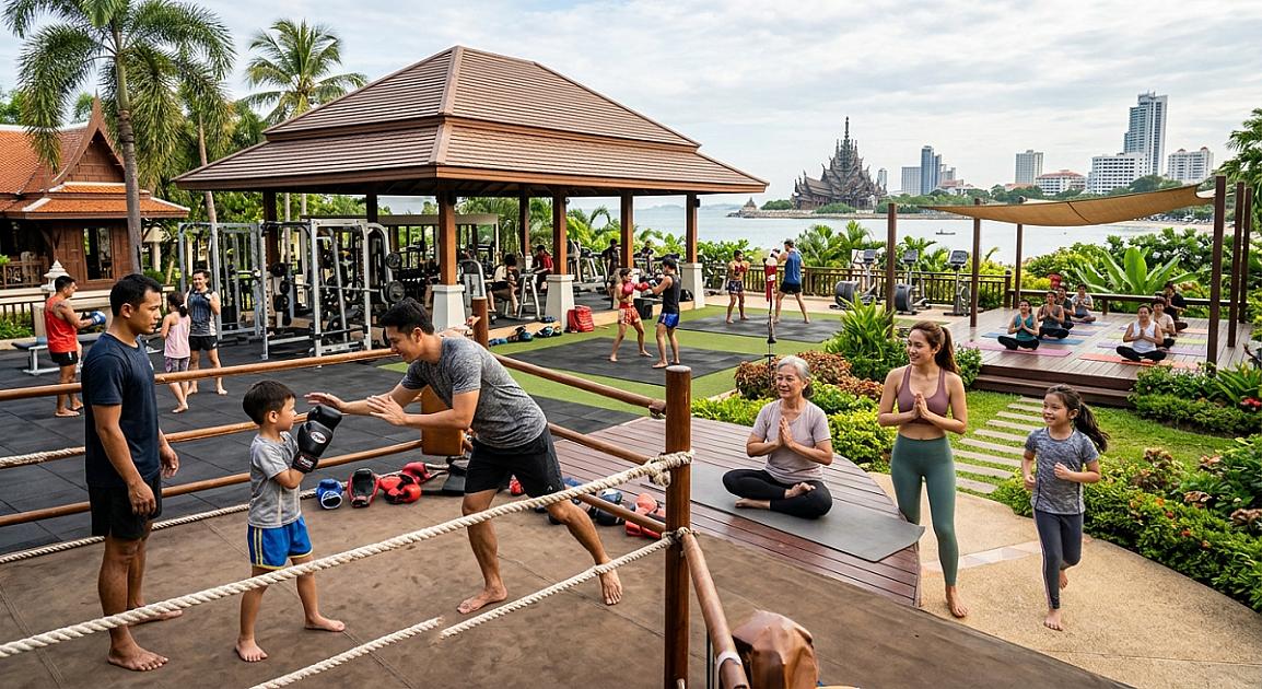 Familles actives : les meilleurs complexes multisports de Pattaya