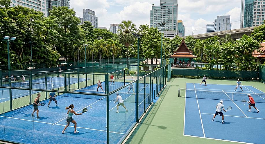 Les meilleurs terrains de padel et de tennis à Bangkok : où jouer