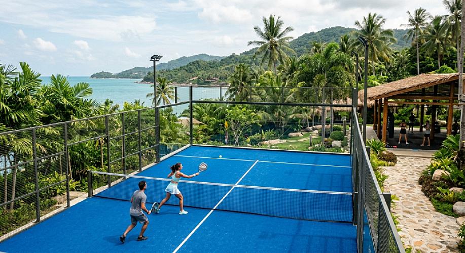 สนามพาเดลและสนามเทนนิสที่ดีที่สุดในเกาะสมุย