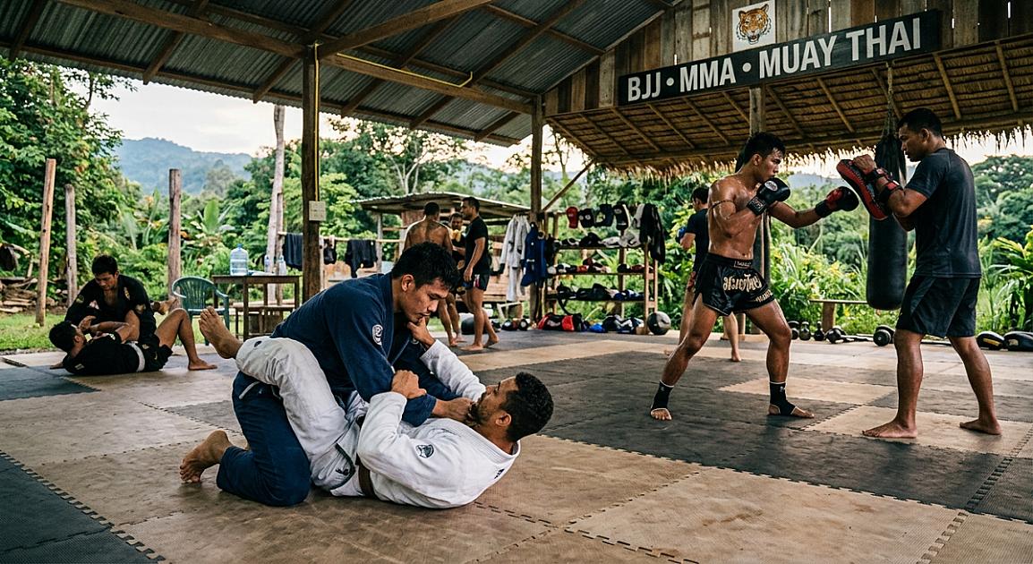 Où s'entraîner en JJB et MMA à Chiang Mai